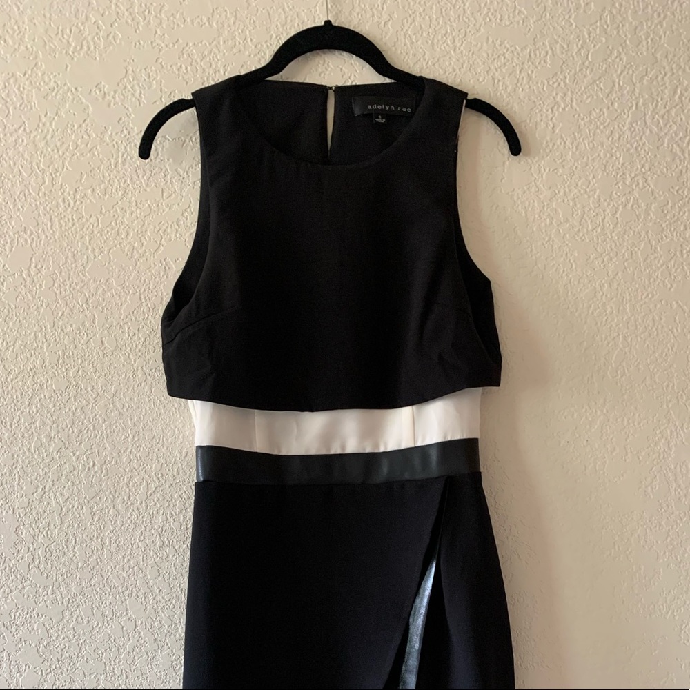 Adeline Rae Black Sleeveless Dress Size S